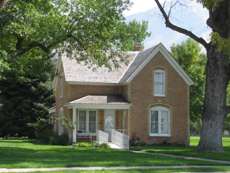 The Roswell Darius Bird Sr. House at 115 S Main in Mapleton, Utah.